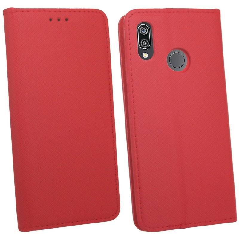 Huawei P20 Lite Handyhülle Tasche Flip Case Smartphone Schutzhülle Rot