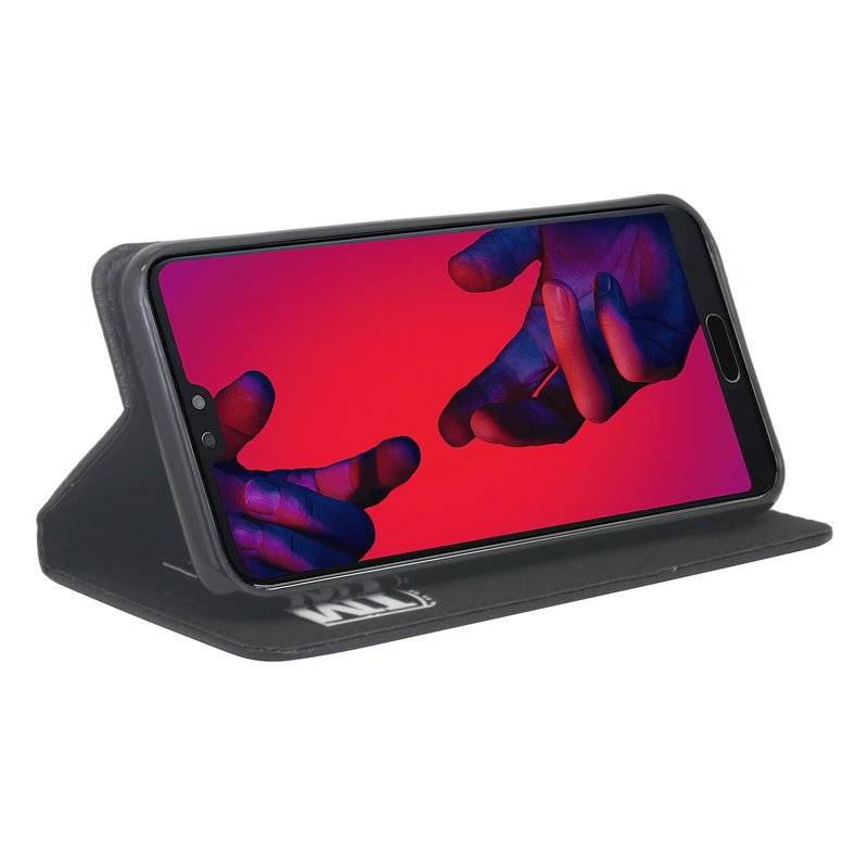 Huawei P20 Pro Handyhülle Tasche Flip Case Smartphone Schutzhülle Schwarz