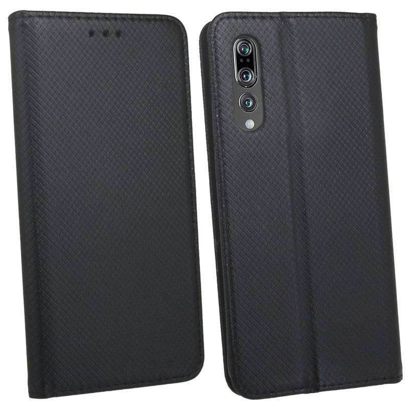 Huawei P20 Pro Handyhülle Tasche Flip Case Smartphone Schutzhülle Schwarz