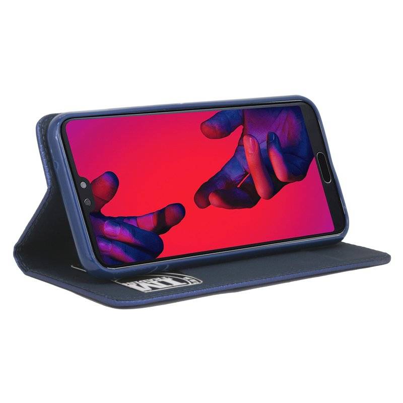 Huawei P20 Pro Handyhülle Tasche Flip Case Smartphone Schutzhülle Blau