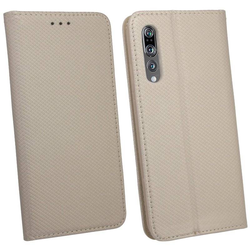 Huawei P20 Pro Handyhülle Tasche Flip Case Smartphone Schutzhülle Gold