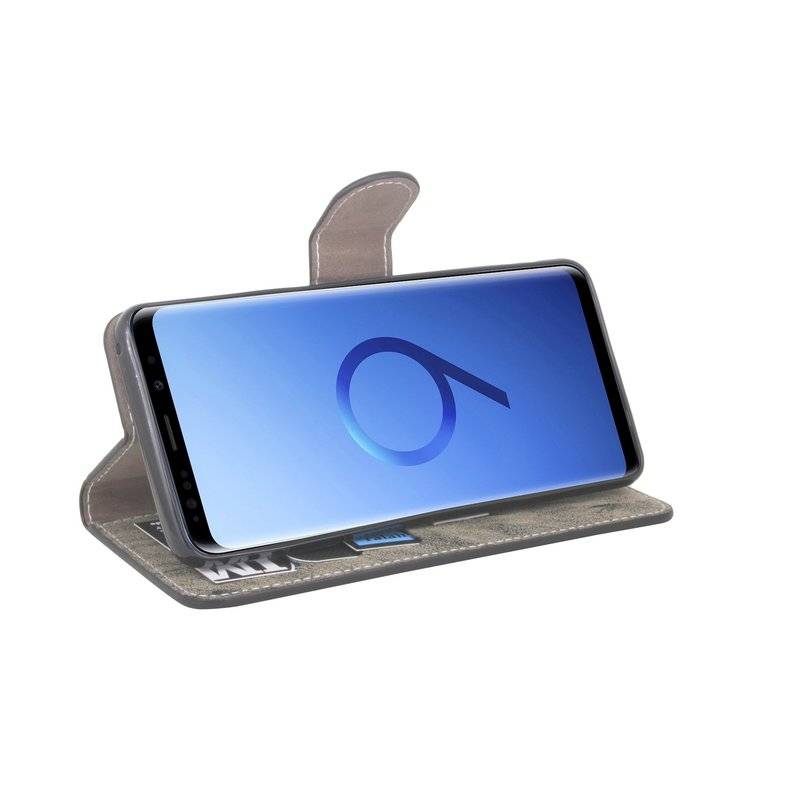 Samsung Galaxy S9 Handyhülle Tasche Flip Case Smartphone Schutzhülle Anthrazit