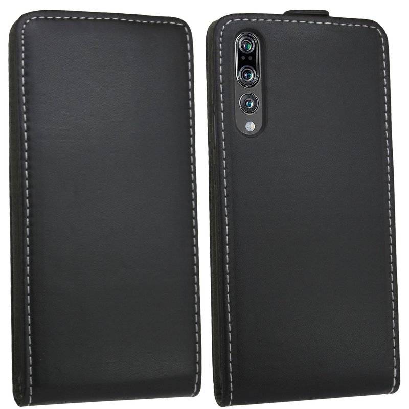 Huawei P20 Pro Handyhülle Tasche Flip Case Smartphone Schutzhülle Schwarz