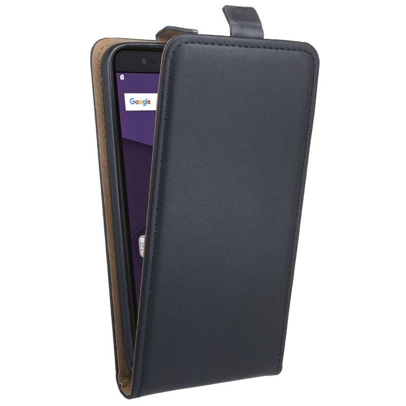 ZTE Blade V8 Lite Handyhülle Tasche Flip Case Smartphone Schutzhülle Schwarz