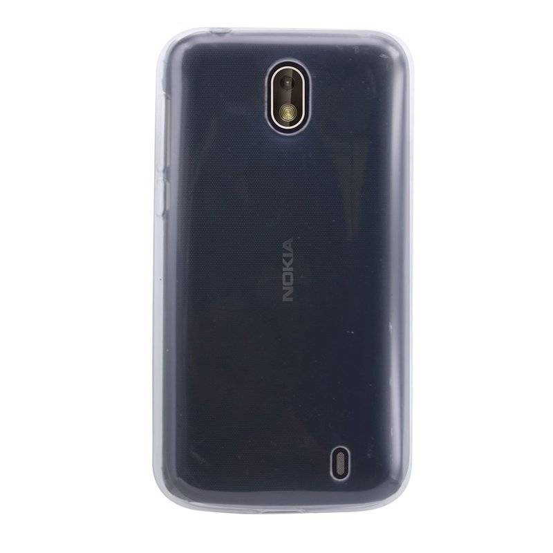Nokia 1 Handy Silikon Schutzhülle Cover Case Transparent