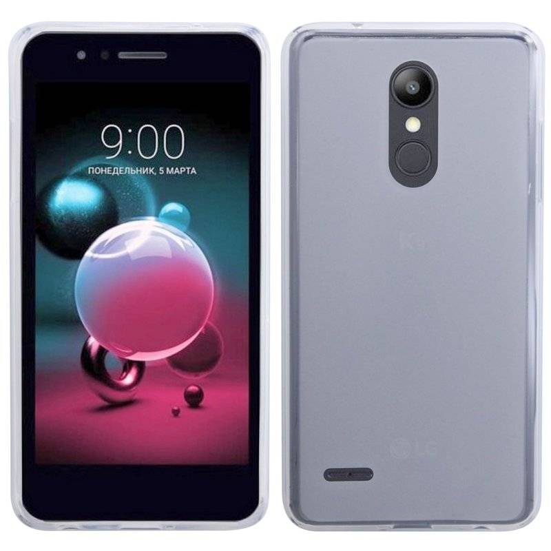 LG K11 Handy Silikon Schutzhülle Cover Case Transparent