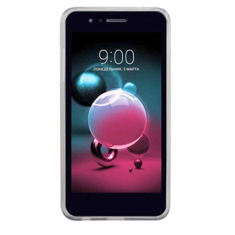 LG K11 Handy Silikon Schutzhülle Cover Case Grau