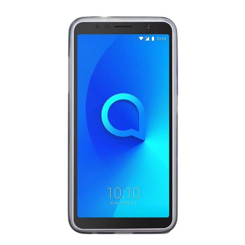 HTC Desire 12 Handy Silikon Schutzhülle Cover Case Grau