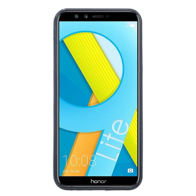 Honor 9 Lite Handy Silikon Schutzhülle Cover Case Schwarz