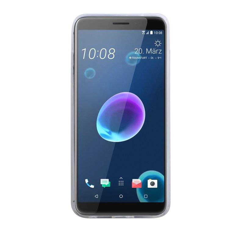 HTC Desire 12 Handy Silikon Schutzhülle Cover Case Transparent