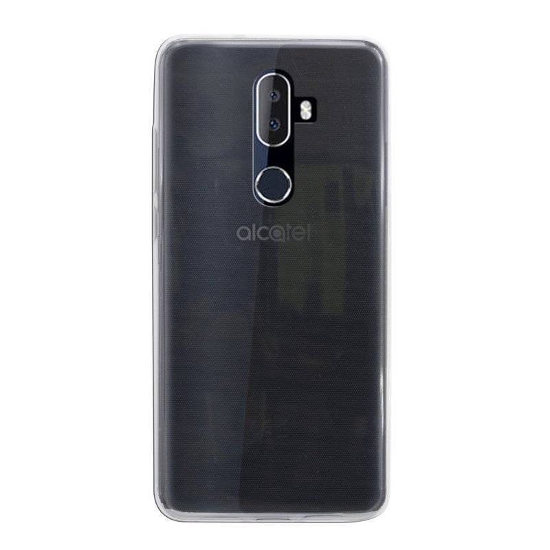 Alcatel 3V Handy Silikon Schutzhülle Cover Case Transparent