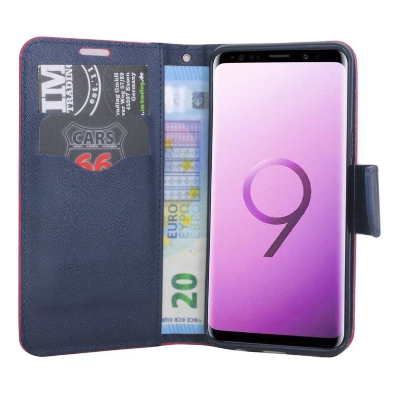 Samsung Galaxy S9 Handyhülle Tasche Flip Case Smartphone Schutzhülle Pink