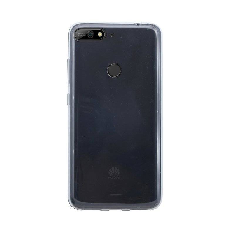 Huawei Y7 2018 Handy Silikon Schutzhülle Cover Case Transparent