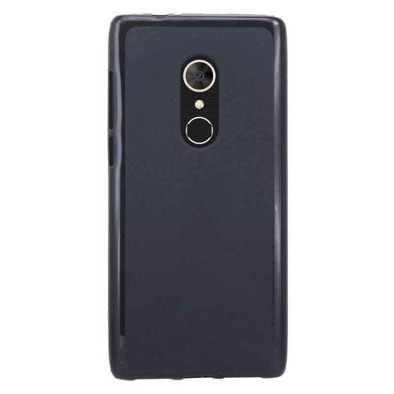 Alcatel A5 Handy Silikon Schutzhülle Cover Case Schwarz