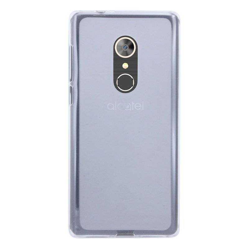 Alcatel A5 Handy Silikon Schutzhülle Cover Case Transparent