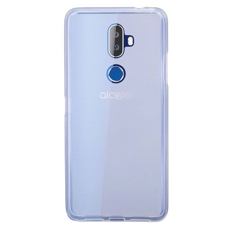 Alcatel 3V Handy Silikon Schutzhülle Cover Case Transparent