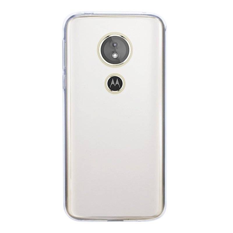 Motorola Moto E5 Plus Handy Silikon Schutzhülle Cover Case Transparent