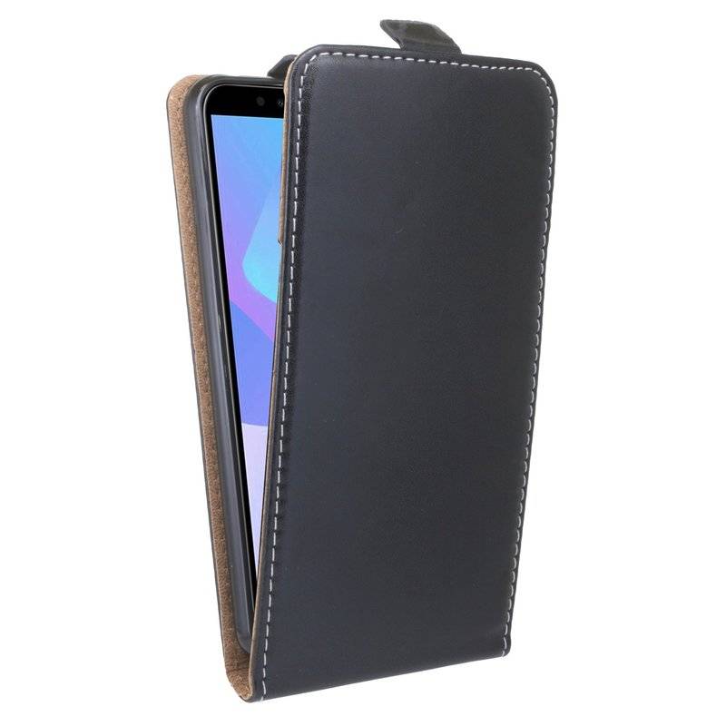 Honor 7A Handyhülle Tasche Flip Case Smartphone Schutzhülle Schwarz