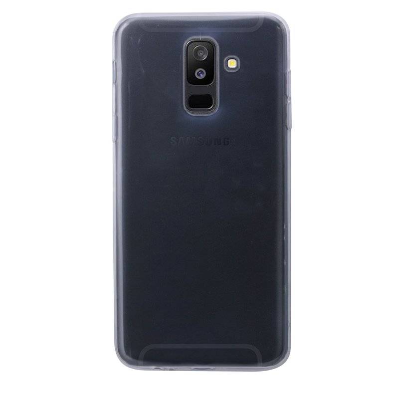 Samsung Galaxy A6 Plus Handy Silikon Schutzhülle Cover Case Transparent