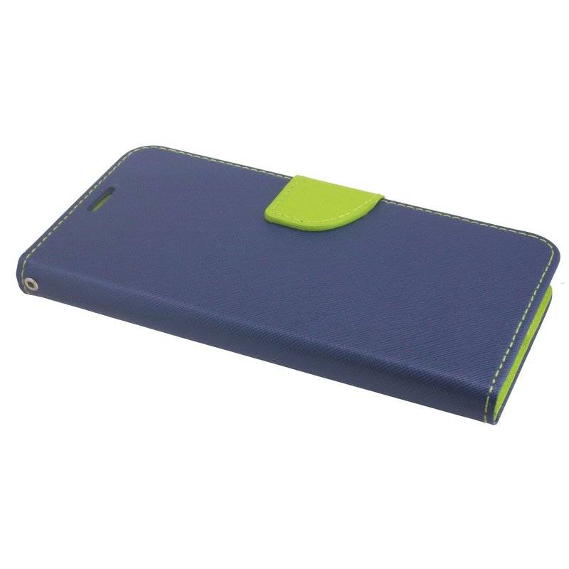 Samsung Galaxy A6 Plus Handyhülle Tasche Flip Case Schutzhülle Blau