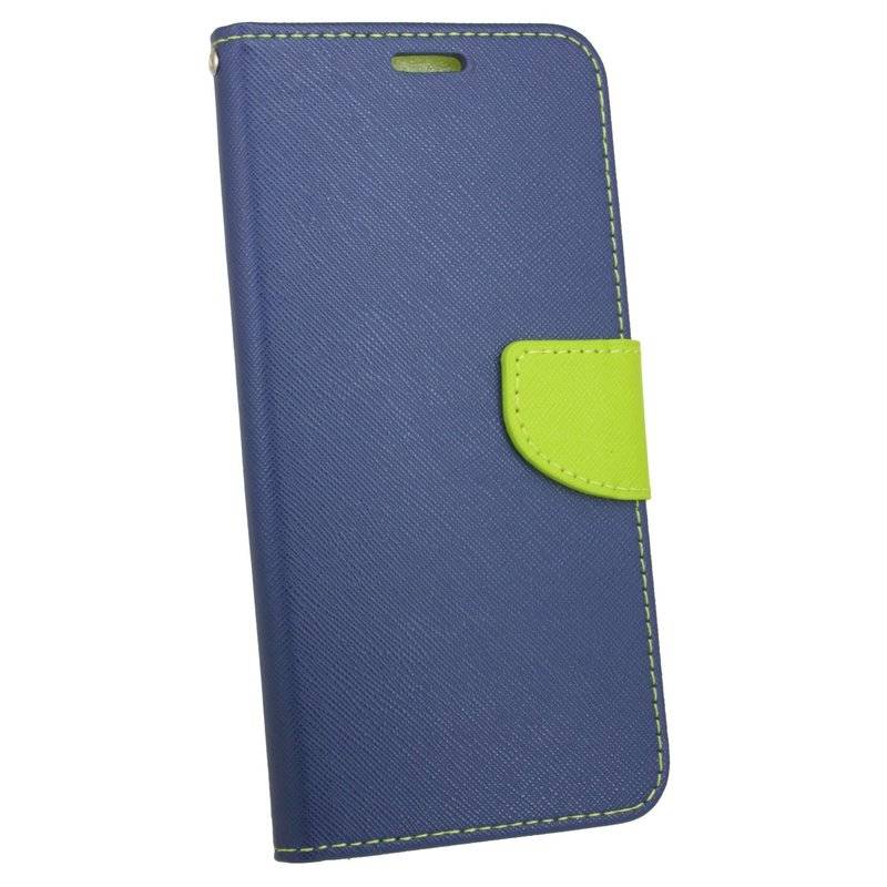 Samsung Galaxy A6 Handyhülle Tasche Flip Case Smartphone Schutzhülle Blau