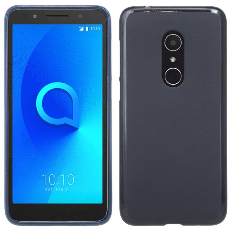 Alcatel 1X Handy Silikon Schutzhülle Cover Case Transparent