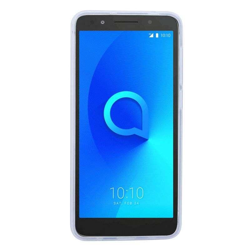 Alcatel 1X Handy Silikon Schutzhülle Cover Case Transparent