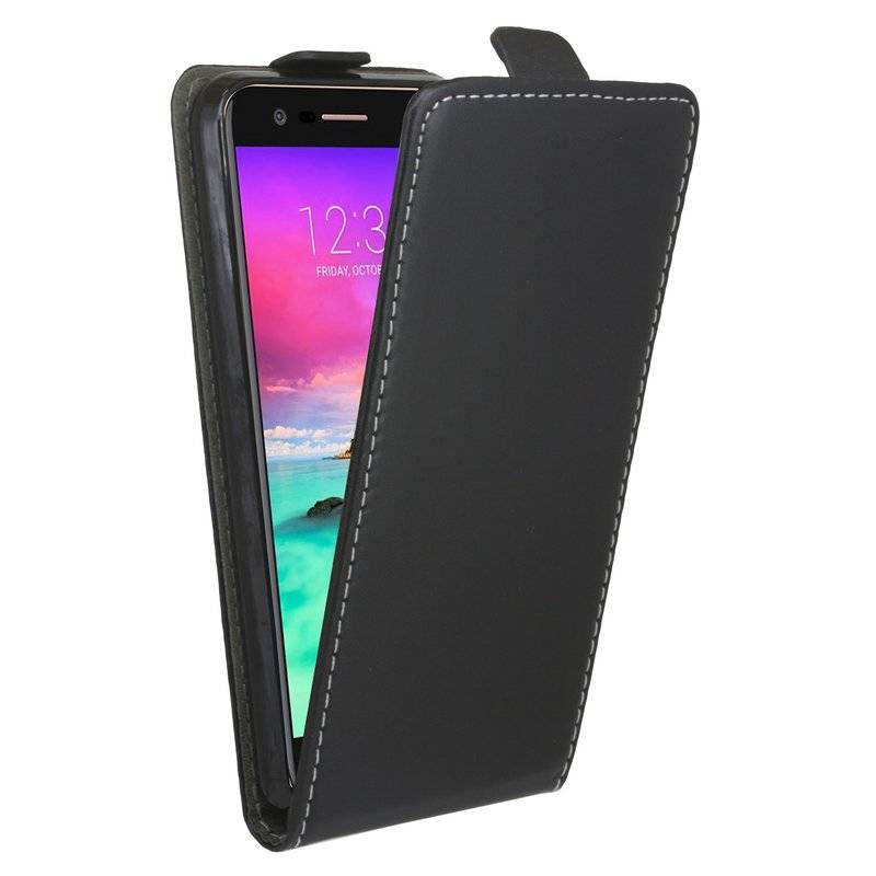 LG K11 Handyhülle Tasche Flip Case Smartphone Schutzhülle Schwarz