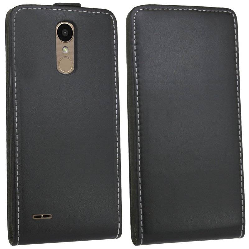 LG K11 Handyhülle Tasche Flip Case Smartphone Schutzhülle Schwarz