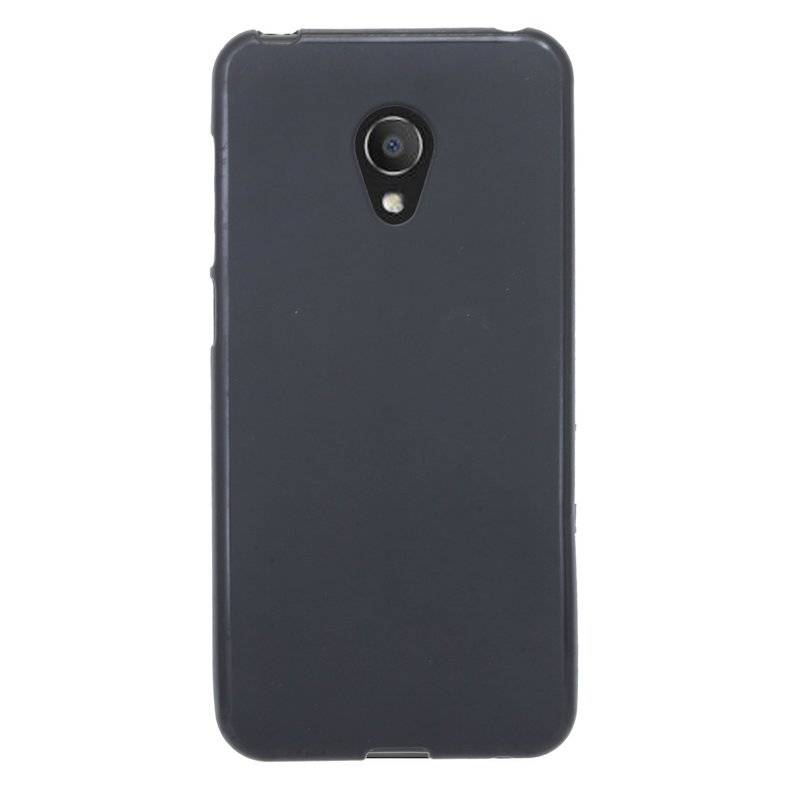 Alcatel 1C Handy Silikon Schutzhülle Cover Case Schwarz