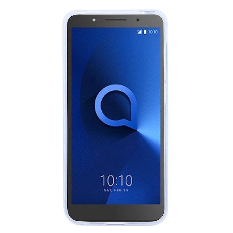 Alcatel 1C Handy Silikon Schutzhülle Cover Case Transparent