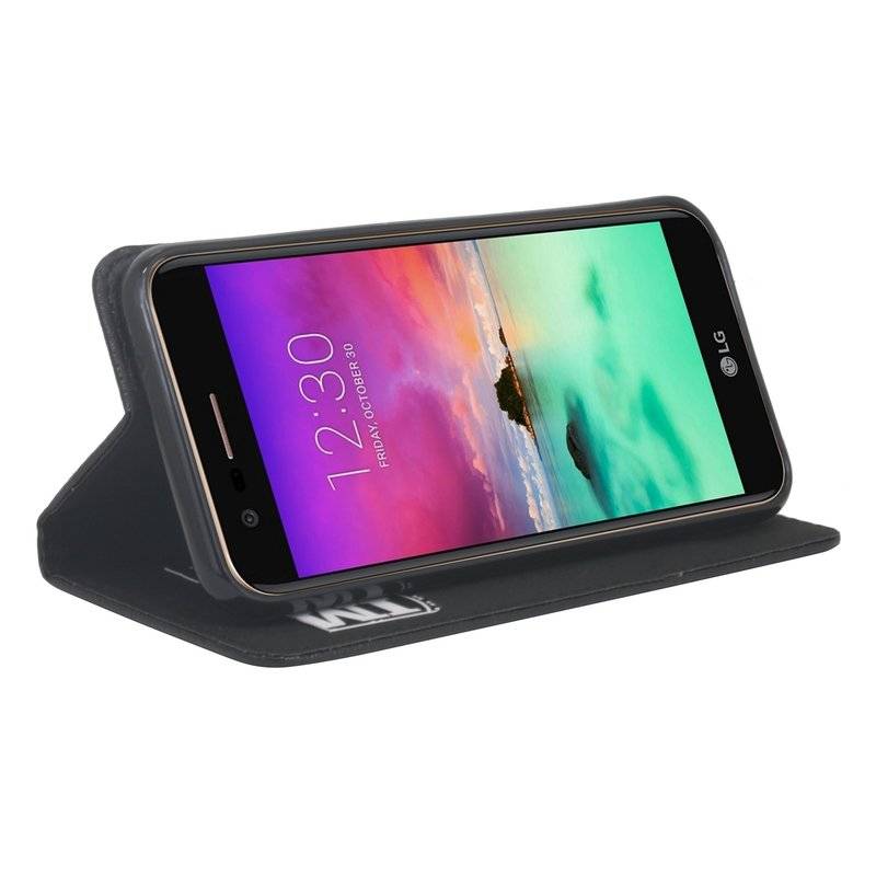 LG K11 Handyhülle Tasche Flip Case Smartphone Schutzhülle Schwarz