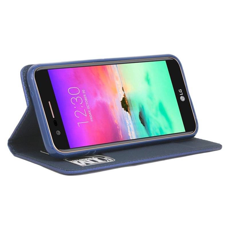LG K11 Handyhülle Tasche Flip Case Smartphone Schutzhülle Blau