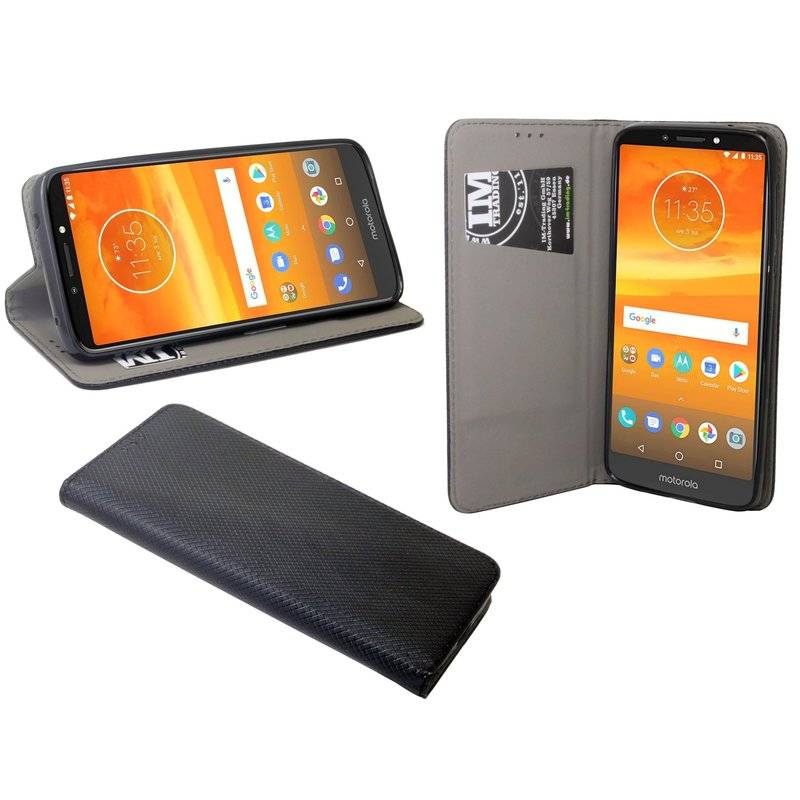 Motorola Moto E5 Plus Handyhülle Tasche Flip Case Smartphone Schutzhülle