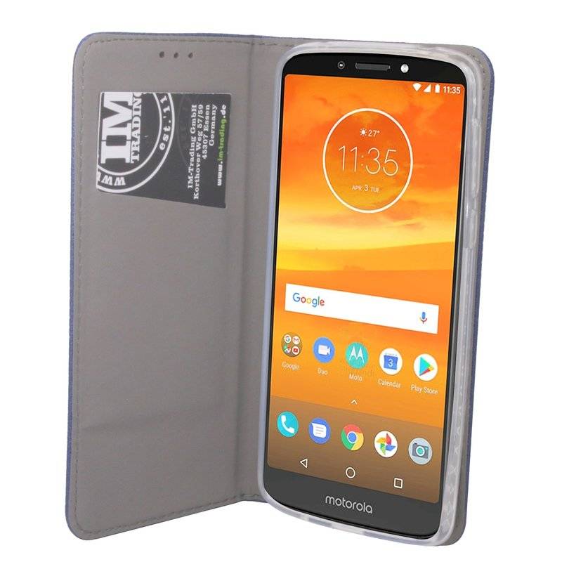 Motorola Moto E5 Plus Handyhülle Tasche Flip Case Smartphone Schutzhülle