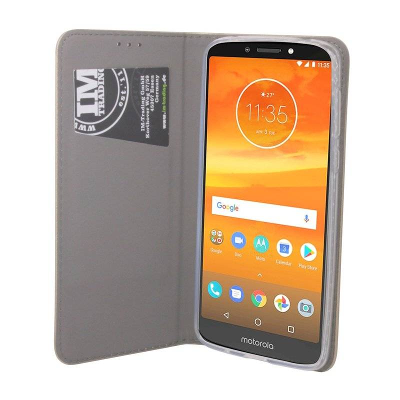 Motorola Moto E5 Plus Handyhülle Tasche Flip Case Smartphone Schutzhülle