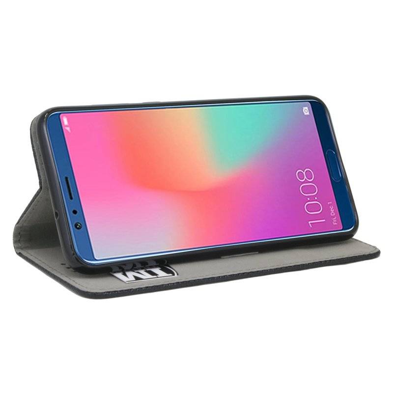 Honor View 10 Handyhülle Tasche Flip Case Smartphone Schutzhülle Schwarz