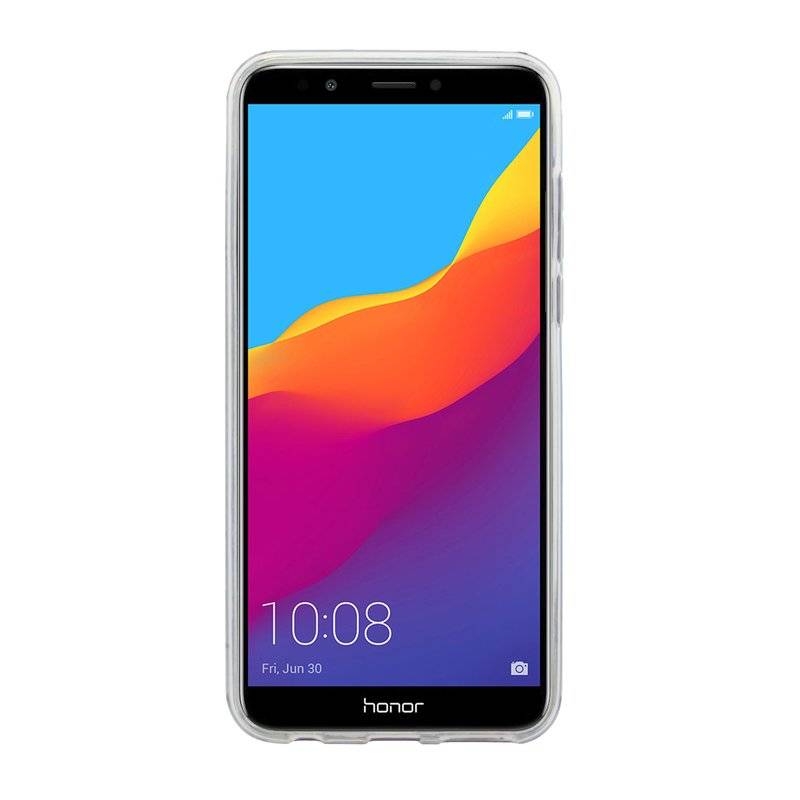 Honor 7C Handy Silikon Schutzhülle Cover Case Transparent