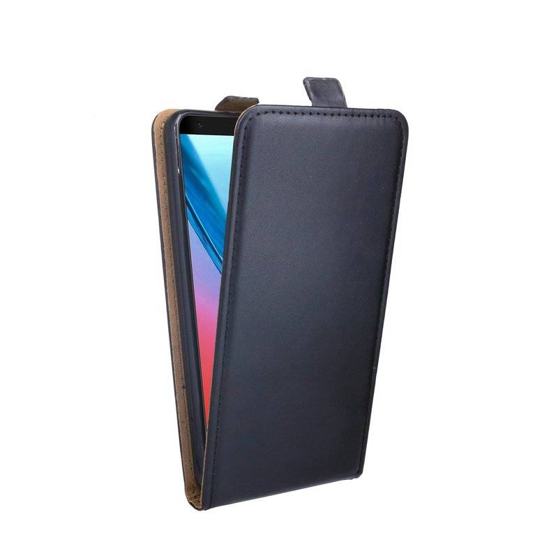ZTE Blade V9 Handyhülle Tasche Flip Case Smartphone Schutzhülle Schwarz