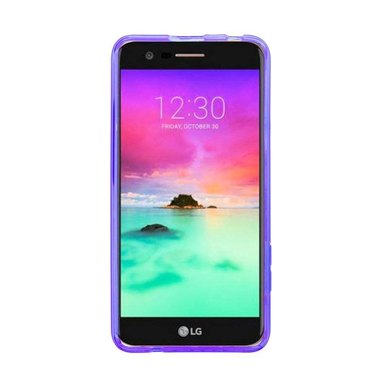 LG K11 Handy Silikon Schutzhülle Cover Case Schwarz
