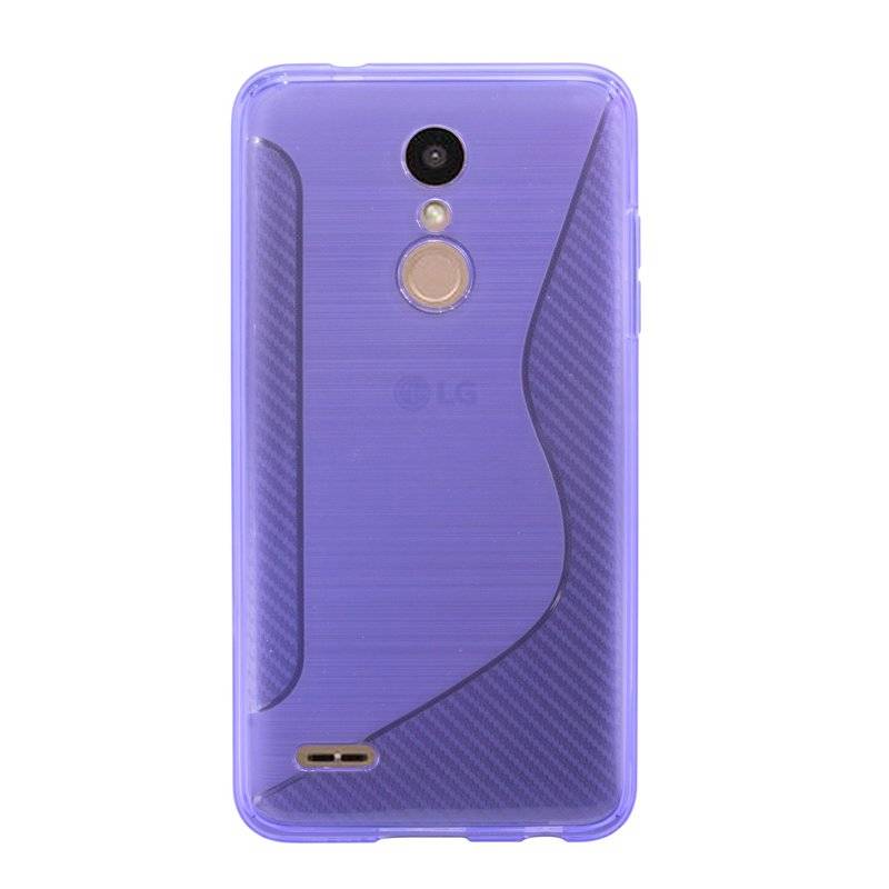 LG K11 Handy Silikon Schutzhülle Cover Case Schwarz