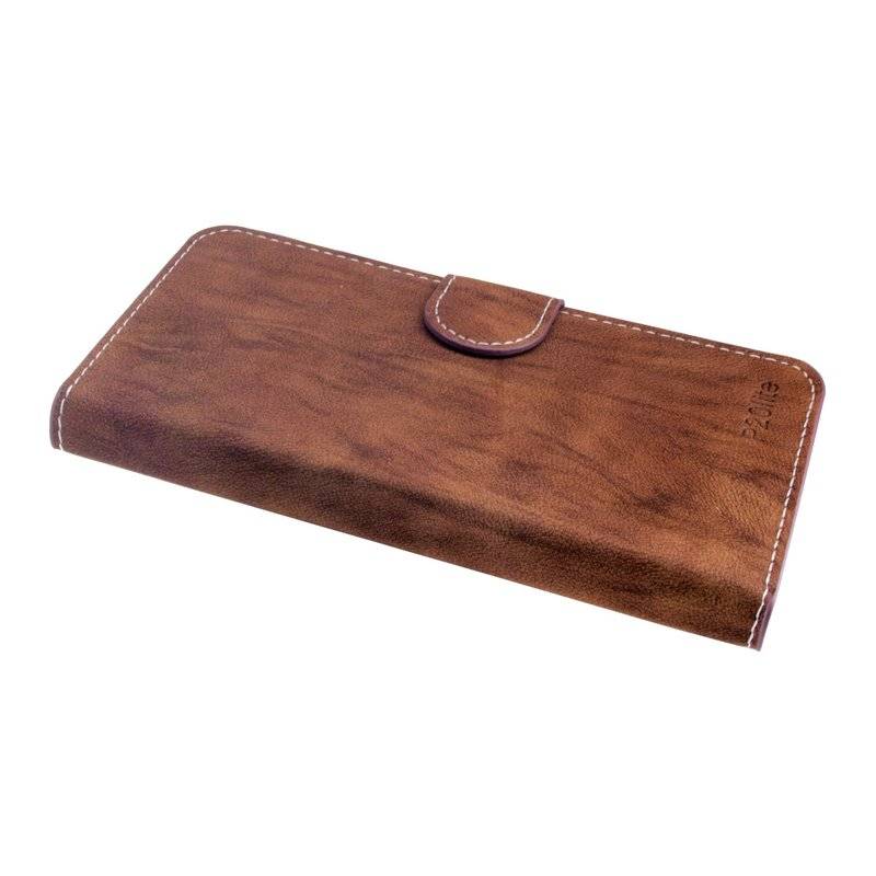 Huawei P20 Lite Handyhülle Tasche Flip Case Smartphone Schutzhülle Braun
