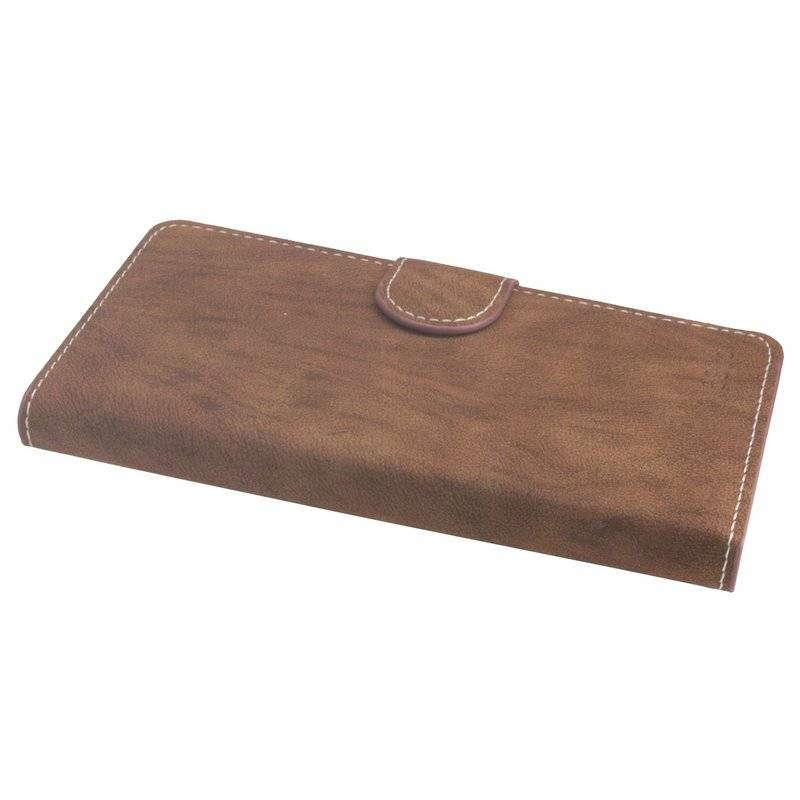 Nokia 8 Sirocco Handyhülle Tasche Flip Case Smartphone Schutzhülle Braun