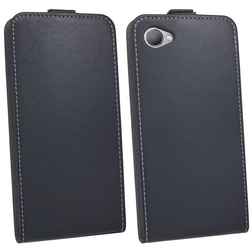 HTC Desire 12 Handyhülle Tasche Flip Case Smartphone Schutzhülle Schwarz