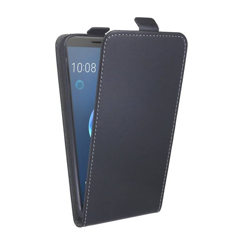 HTC Desire 12 Handyhülle Tasche Flip Case Smartphone Schutzhülle Schwarz