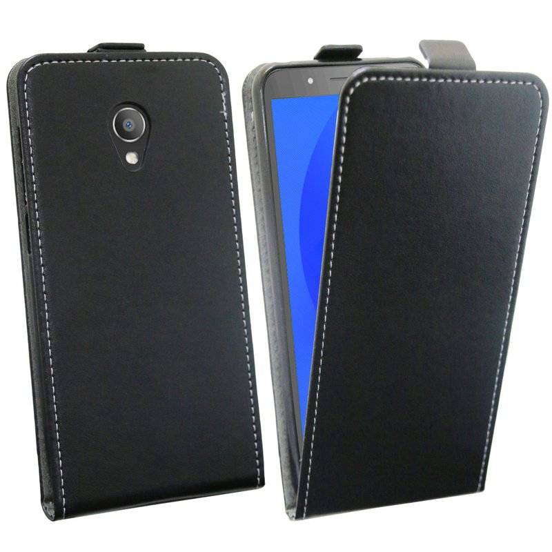 Alcatel 1C Handyhülle Tasche Flip Case Smartphone Schutzhülle Schwarz