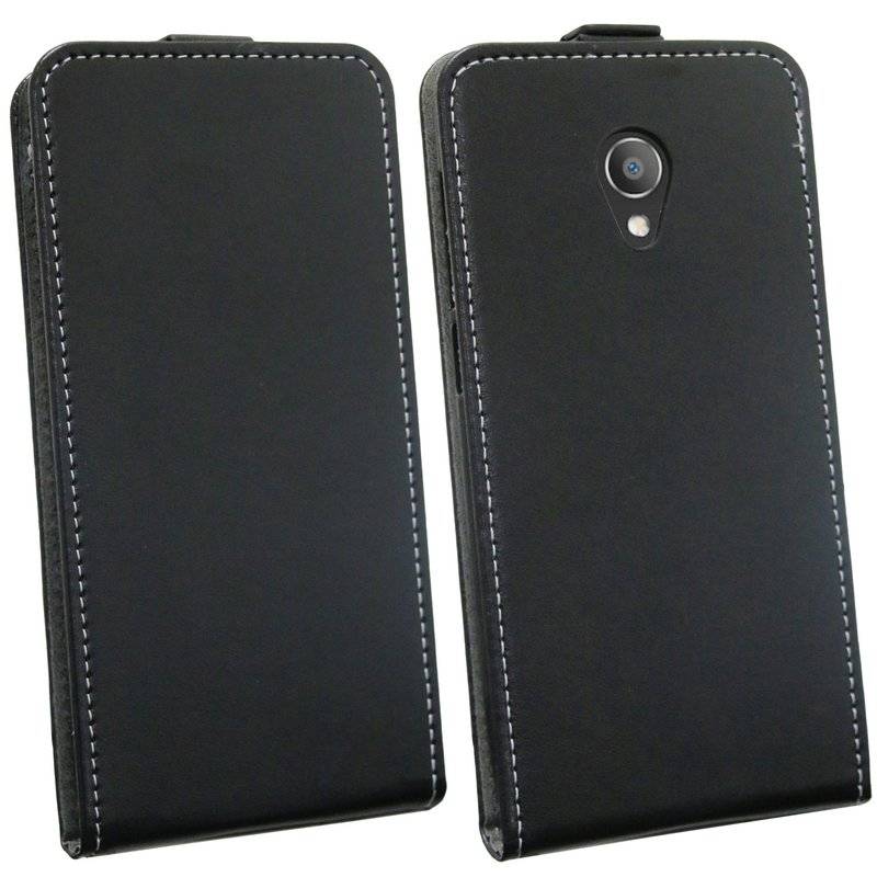 Alcatel 1C Handyhülle Tasche Flip Case Smartphone Schutzhülle Schwarz