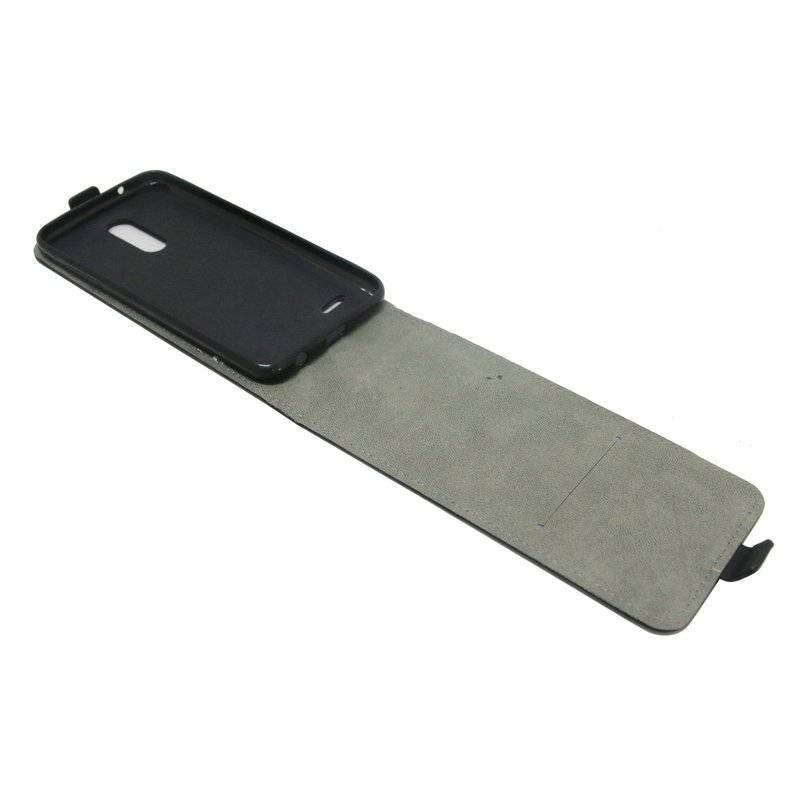 Alcatel 5 Handyhülle Tasche Flip Case Smartphone Schutzhülle Schwarz