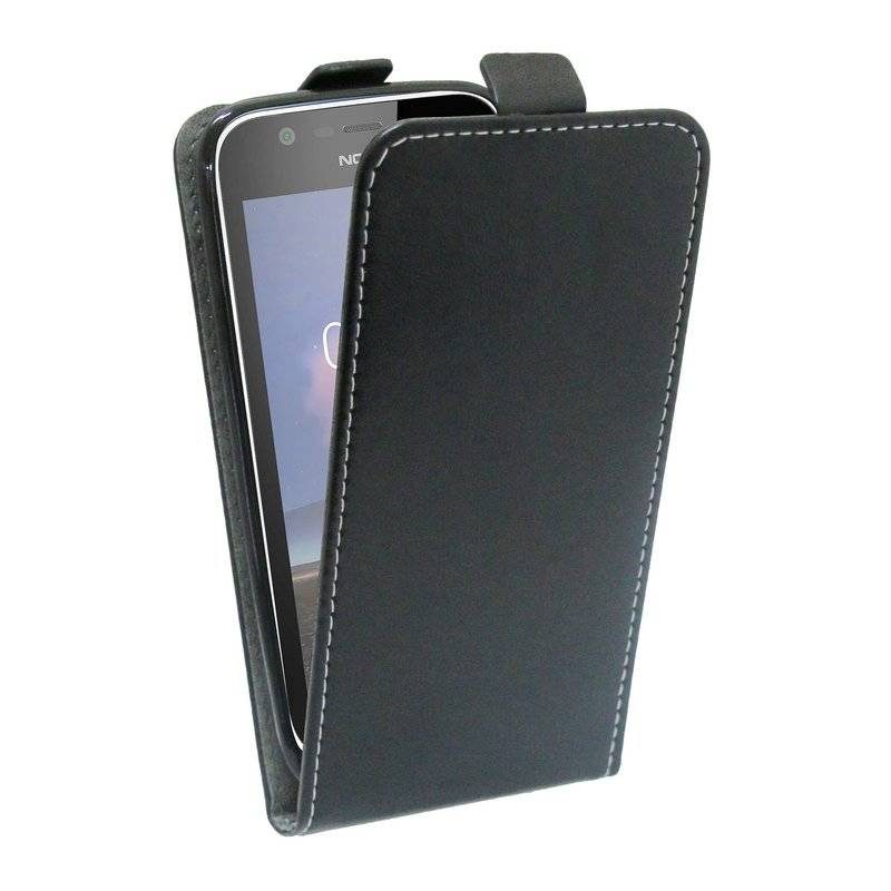 Nokia 1 Handyhülle Tasche Flip Case Smartphone Schutzhülle Schwarz