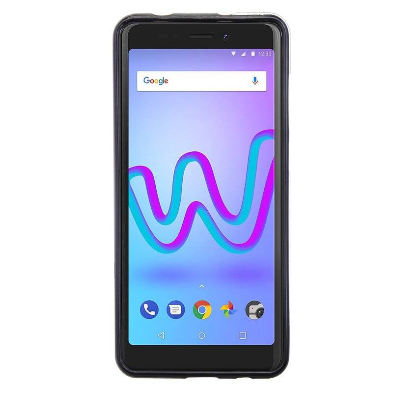 Wiko Jerry 3 Handy Silikon Schutzhülle Cover Case Schwarz